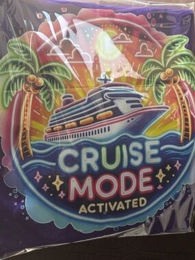 NEW XL t-shirt Cruise Mode Activated transfer for t shirts! Any color or size!!!